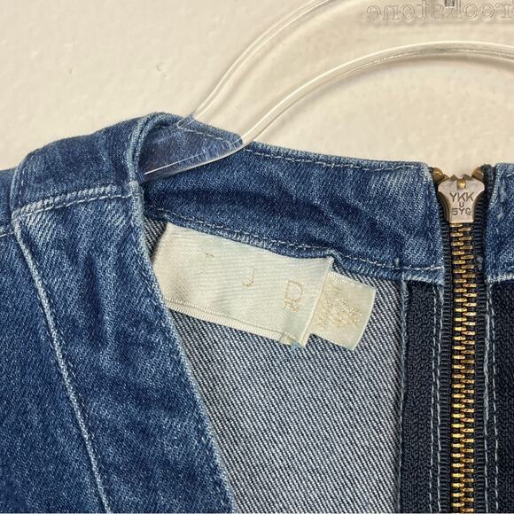 The Jetset Diaries Revolve Rare Tash Lace up Front Long Sleeve Denim Dress XS - Picture 5 of 6